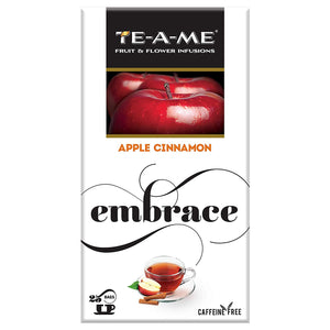 TE-A-ME Apple Cinnamon Infusion Tea, 25 Tea Bags | 100% Caffeine Free | Fruit Infusion Tea