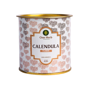 One Herb – Calendula Flowers Tea 25g for Skin Healthy, Itchy Scalp, Sore Throat and Culnary