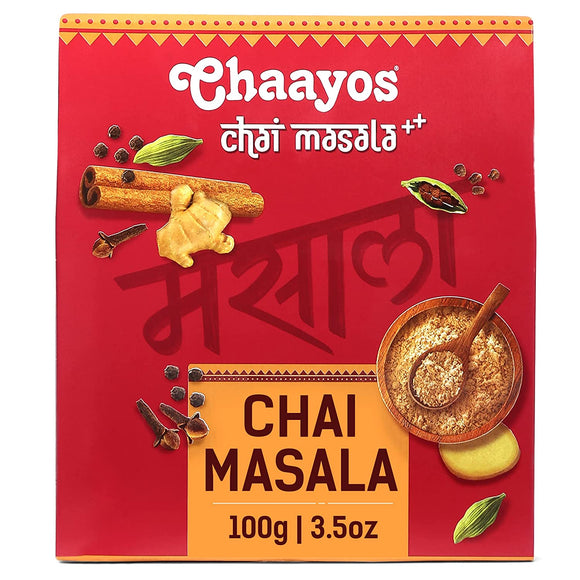 Chaayos Chai Masala - Aromatic Tea Masala Powder with 100% Natural Ingredients - 100g [250 Cups]