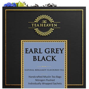 The Tea Heaven | Diwali Gift - Earl Grey Black Tea- 100 % Natural Ingredients- 16 Tea Bags