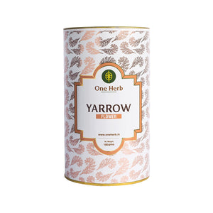 One Herb - Yarrow Flower Tea 100g for Anxiety, Digestive Distress, Cold & Fever and Skin.