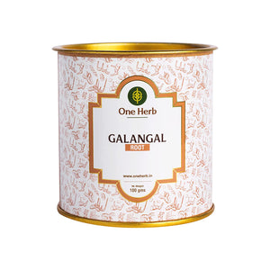 One Herb - Galangal Root 100g for Muscle Cramps, Boosts Immune System, Helps Fight Inflammation and Pain, Helps Maintain Heart Health