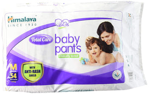 Himalaya Total Care Baby Pants Diapers, Medium (7 - 12 kg), 54 Count
