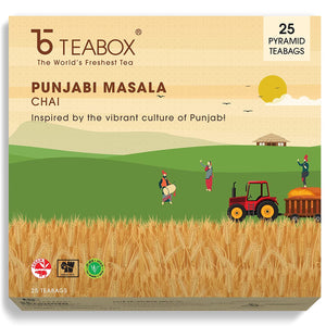 Teabox Punjabi Masala Chai 25 teabags | Tea Inspired by the Vibrant Culture of Punjab