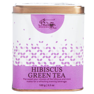 The Indian Chai - Hibiscus Green Tea 100g