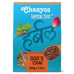 Chaayos God's Chai - Herbal Kangra Kahwa Green Tea - 100g [50 Cups] | Whole Leaf Loose Tea | Immunity Boosting | Antioxidant Green Tea | Organic Green Tea | Detox Kahwa