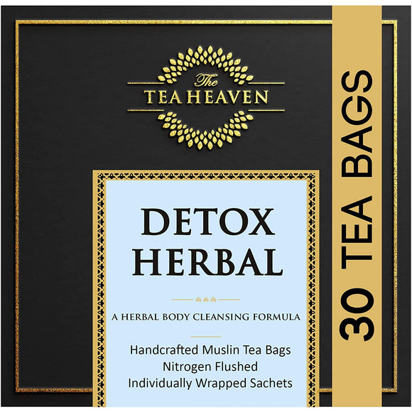 The Tea Heaven | Diwali Gift - Detox Herbal Tea-30 Tea Bags-Anti-toxicant- No caffeine