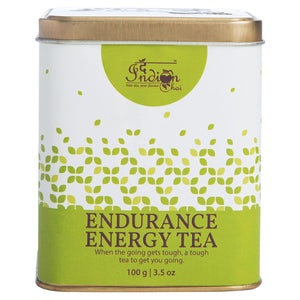 The Indian Chai – Endurance Energy Tea 100g with Amla, Ashwagandha, Gokhru, Safed Musli etc for Muscle Strength, Climbers, Runners for Focus and Energy, Detox Herbal Tea