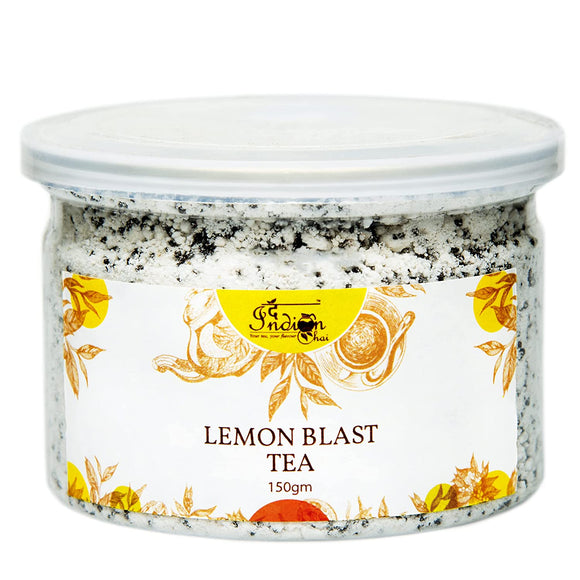 The Indian Chai - Lemon Tea Instant 150g with Black Rock Salt, Carom Seed for Immunity and Digestion, All in one Herbal Tea