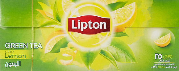 Lipton Green Tea Lemon, 25 Tea Bags