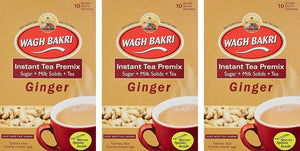 Wagh Bakri Ginger Instant Tea Premix, 140g (Pack of 3)