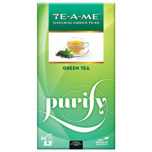 TE-A-ME Uplift Kashmiri Kahwa Natural Green Tea, 25 Tea Bags - 100% Natural Ingredients - Green Tea, Cinnamon, Cardamom