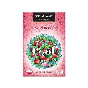 TE-A-ME Cool Wild Berry Ice Infusion Tea, 18 Pyramid Infusion Tea Bags | Ice Brews | Cold Brew | Strong and Highly Flavourful | Iced Tea