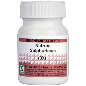 Willmar Schwabe India Natrum Sulphuricum Biochemic Tablet 3X (20g)