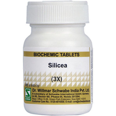 Willmar Schwabe India Silicea 3X Biochemic Tablet (20g) 