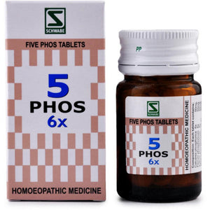 Willmar Schwabe India Five Phos Biochemic Tablet 6X (20g)