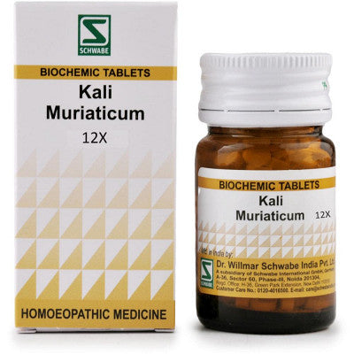 Willmar Schwabe India Kali Muriaticum Biochemic Tablet 12X (20g)