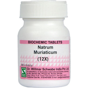 Willmar Schwabe India Natrum Muriaticum Biochemic Tablet 12X (20g)