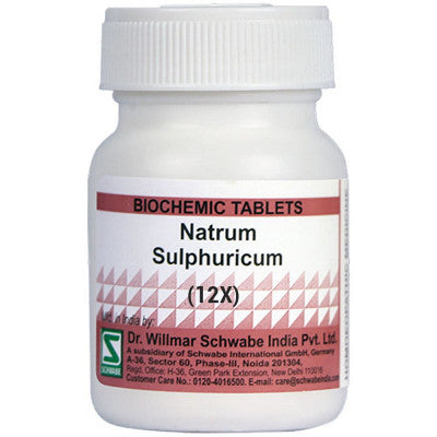 Willmar Schwabe India Natrum Sulphuricum Biochemic Tablet 12X (20g)