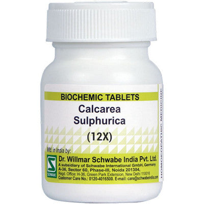 Willmar Schwabe India Calcarea Sulphuricum Biochemic Tablet 12X (20g)
