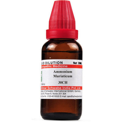 Willmar Schwabe India Ammonium Muriaticum 30 CH (30ml)