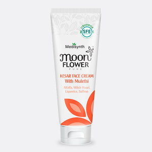 Medisynth Moonflower Kesar face cream with Mulethi