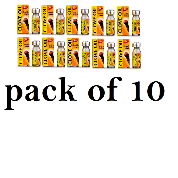 Dabur Clove Oil (Pack of 10) 2ml Each