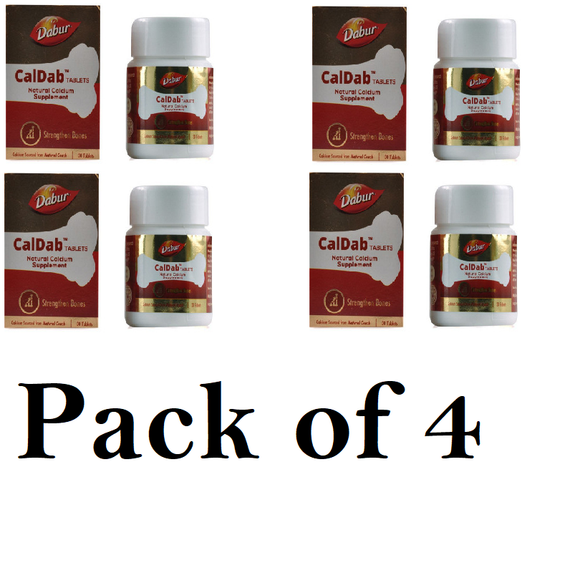 Dabur Caldab Tablets (Pack of 4) 30tab Each