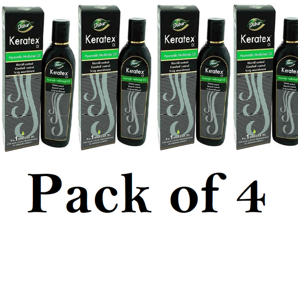 Dabur Keratex Oil (Pack of 4) 100ml Each