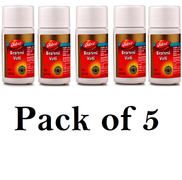 Dabur Brahmi Vati (Pack of 5) 40tab Each