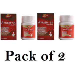 Dabur Ayush-64 Tablets (Pack of 2) 60tab Each