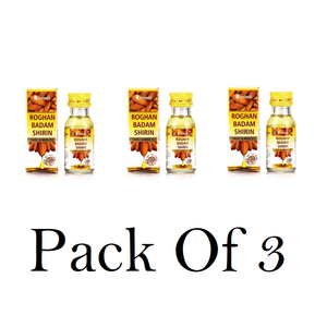 New Shama Rogan Badam Shirin (Pack Of 3) 25ml Each