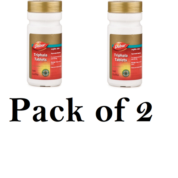 Dabur Triphala Tablets (Pack of 2) 60tab Each