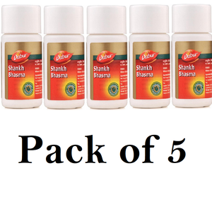 Dabur Shankh Bhasma (Pack of 5) 10g Each