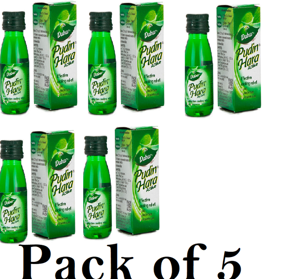 Dabur Pudin Hara Drops (Pack of5) 30ml Each