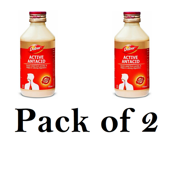 Dabur Active Antacid (Pack of 2) 170ml Each
