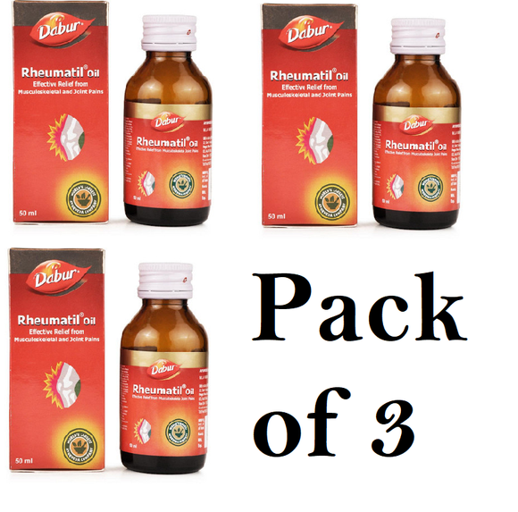 Dabur Rheumatil Oil (Pack of 3) 50ml Each