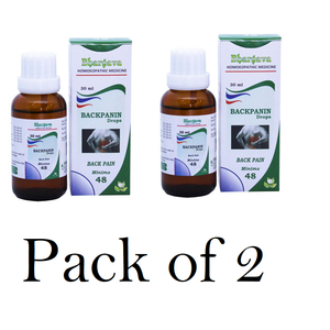 Dr. Bhargava Backpain Drops(Minims 48) (Pack of 2) 30ml Each