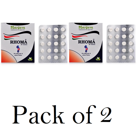 Dr. Bhargava Rhoma Tablets (Pack of 2) 80tab Each