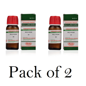 Bhandari Bach Flower Wild Rose (Pack of 2) 30ml Each