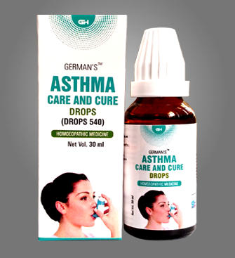GERMAN'S ASTHMA CARE AND CURE DROPS (DROPS 540) 30ML