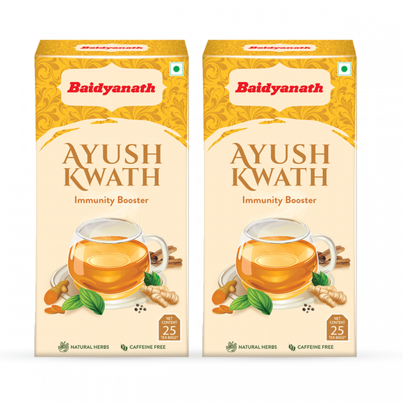 Baidyanath Ayush Kwath Tea 100Gm - Pack Of 2