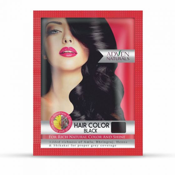 ADVEN NATURALS BLACK HAIR COLOR 30GM