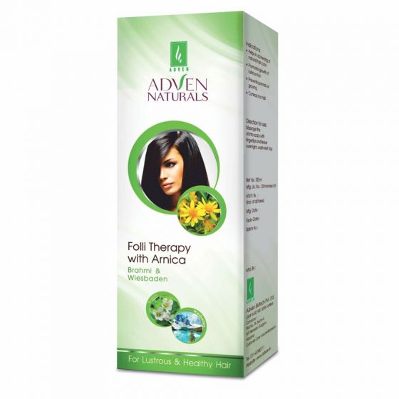 ADVEN FOLLI THERAPY WITH ARNICA,BRAHMI & WIESBADEN HAIR OIL 100ML