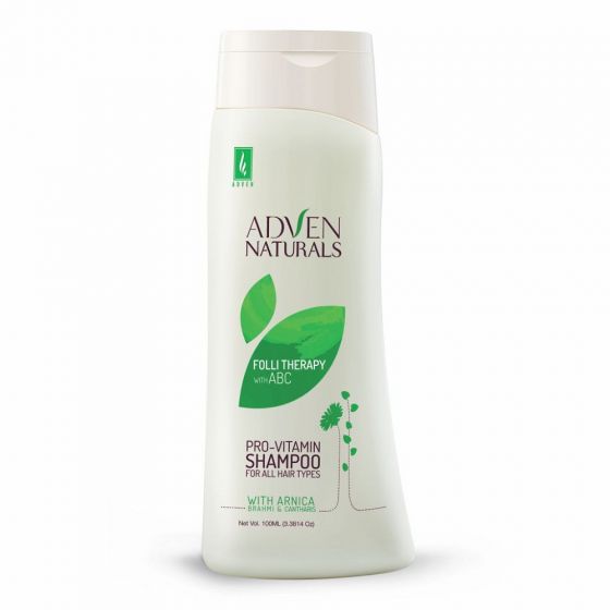 ADVEN FOLLI THERAPY PRO-VITAMIN SHAMPOO WITH ABC (ARNICA, BRAHMI & CANTHARIS) 100ML