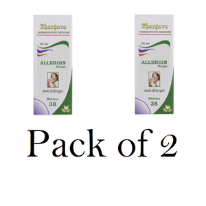 Dr. Bhargava Allergin Drops(Minims 38) (Pack of 2) 30ml Each