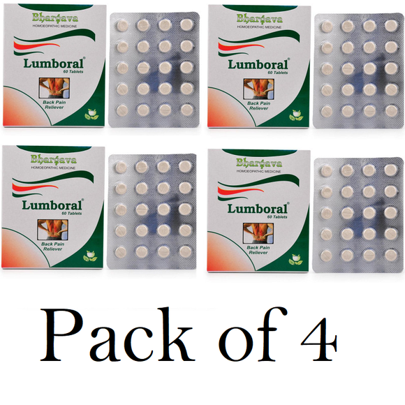 Dr. Bhargava Lumboral Tablet (Pack of 4) 60tab Each