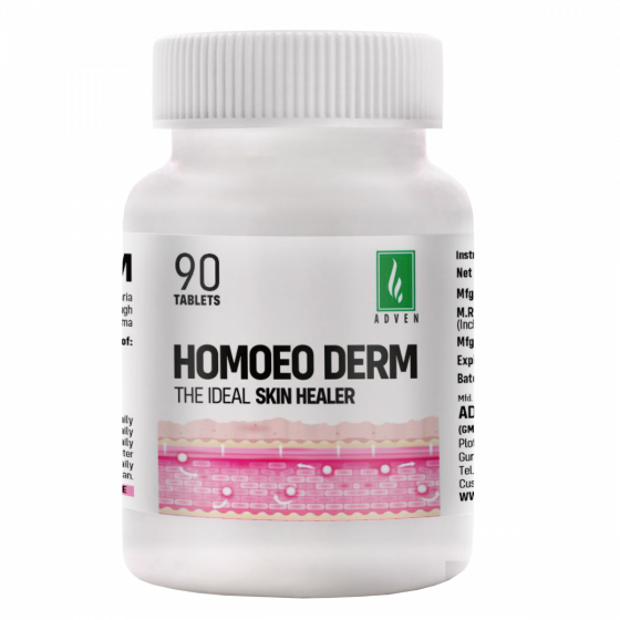 ADVEN HOMOEO DERM TABLETS (90 TABLETS)
