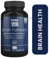 Tata 1mg Brain Formula with Vitamin B Complex, L-Tyrosine, L-Theanine, Brahmi, Ginkgo and Pine Bark Extract Capsule 60