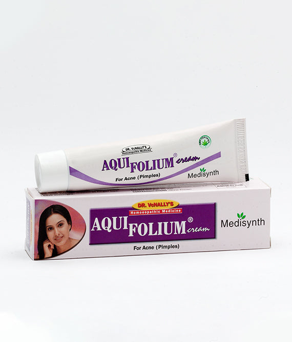MEDISYNTH Aquifolium cream - Helps treat acne (pimples) & blackheads 20G